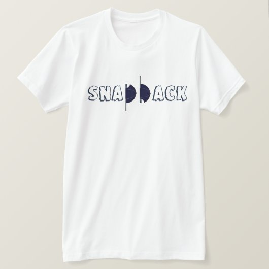 T-shirt Snapback (Design devant)