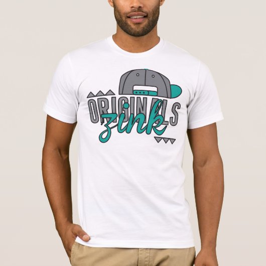 T-shirt Snapback Tee Turquoise (Devant)