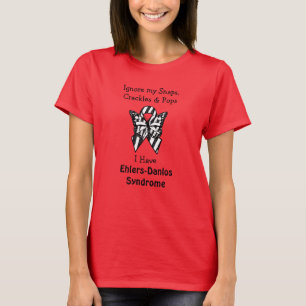 T-shirt Snaps, Cracket et Pops Syndrome Ehlers-Danlos T