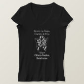 T-shirt Snaps, Cracket et Pops Syndrome Ehlers-Danlos T (Design devant)
