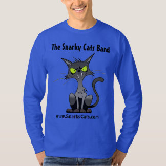 T-shirt Snarky Cats Band