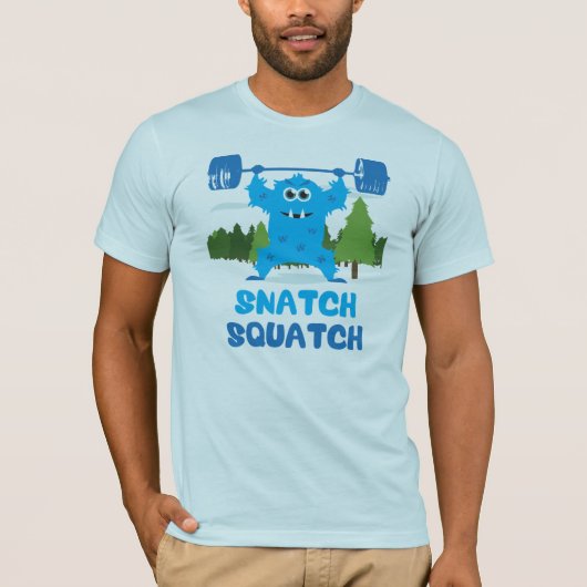 T-shirt Snatch Squatch (Devant)