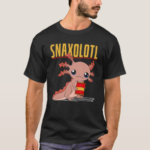 T-shirt Snaxolotl Amphibian Snacks Axolotl 1