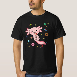 T-shirt Snaxolotl Axolotl Lover mignons Animaux Bonbons