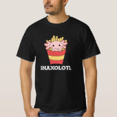 T-shirt Snaxolotl Axolotl Lover Mignons Animaux Fries (Devant)
