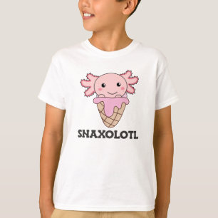 T-shirt Snaxolotl Axolotl Strawberry Ice Lovers Sweet