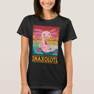 T-shirt Snaxolotl Cute Axolotl Français Fries Aliment Anim
