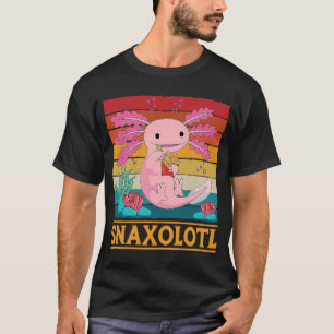 T-shirt Snaxolotl Cute Axolotl Français Fries Aliment Anim