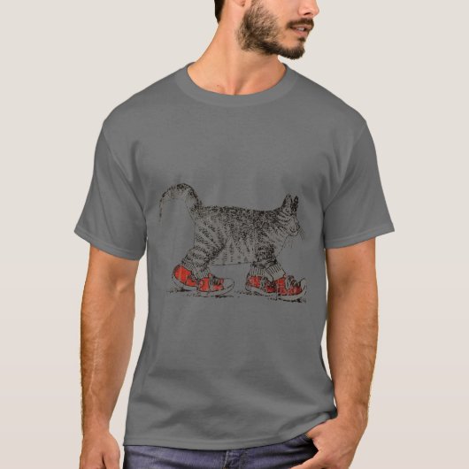 T-shirt Sneaky Cat 1981 funny (Devant)