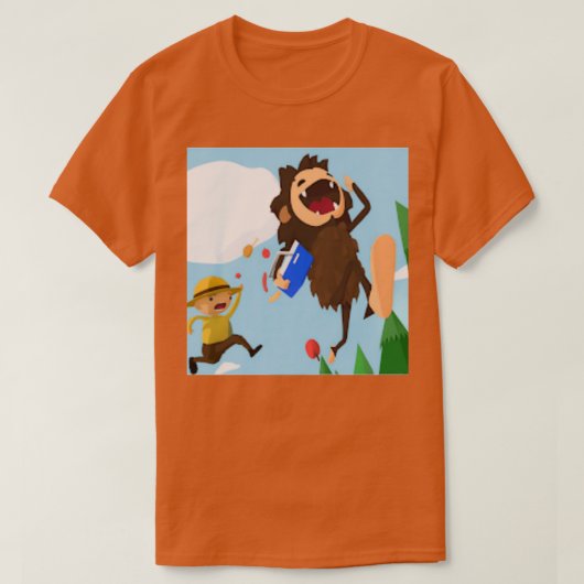 T-shirt Sneaky Sasquatch 5 (Design devant)