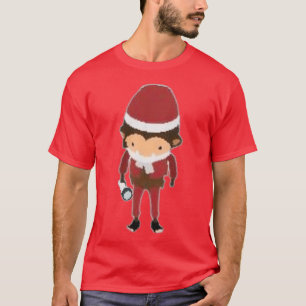 T-shirt Sneaky Sasquatch Christmas Père Noël Sasquatch