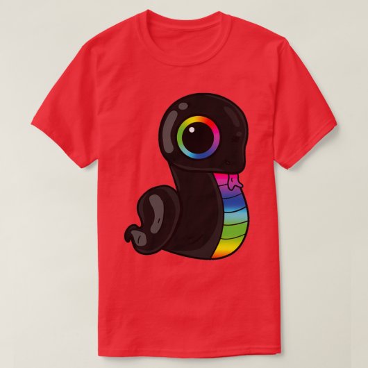T-shirt Sneki Snek Fan Design Razer Sticker RVB  (Design devant)