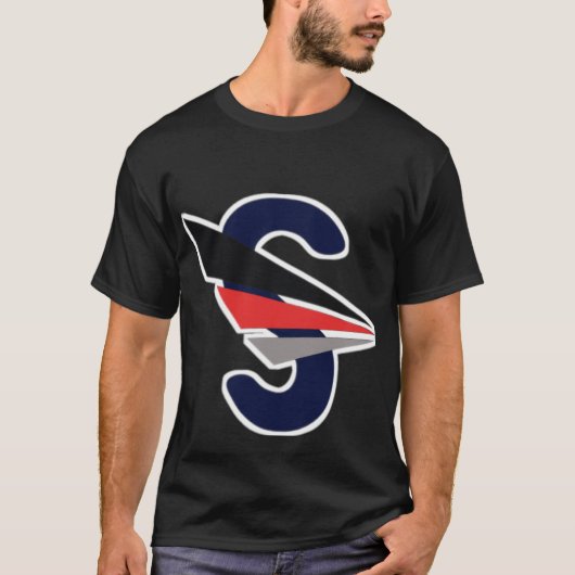 T-shirt snelheid S letter (Voorkant)