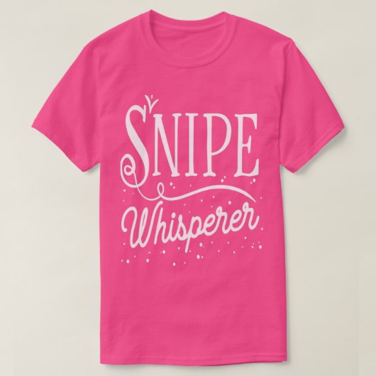 T-shirt Snipe Whisperer Drôle Chasse Snipe (Design devant)