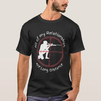 T-shirt Sniper Relation Longue Distance Tir