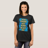 T-shirt Snitching Représente Un Acte Humour Sarcastique (Devant entier)
