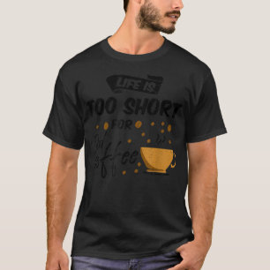 T-shirt Snob Café Mens Pour Addict À La Caféine Et Barista