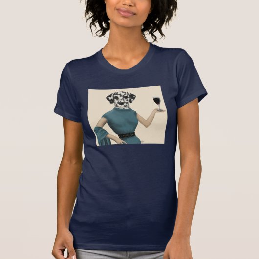 T-shirt Snob de vin dalmate (Devant)