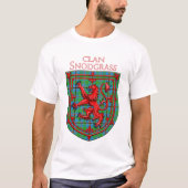 T-shirt Snodgrass Tartan Scottish Plaid Lion Rampant (Devant)
