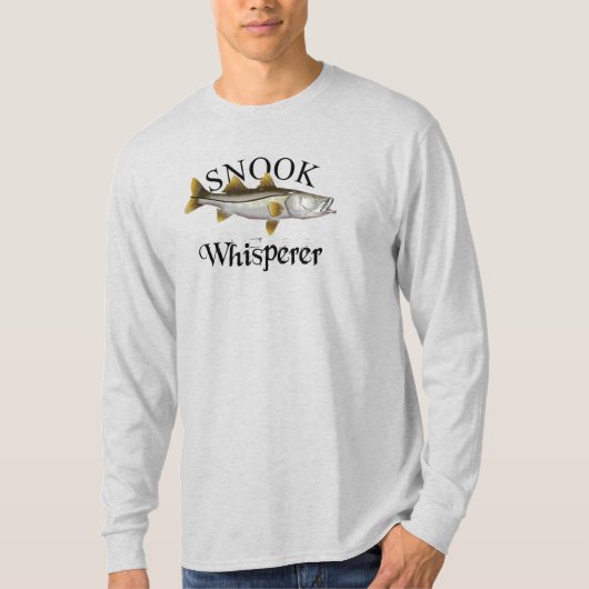 T-shirt Snook Whisperer Léger Manche Long (Devant)