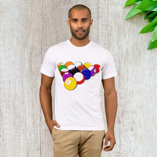 T-shirt Snooker Balls Mens
