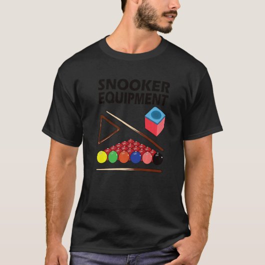 T-shirt Snooker equipment for pool and snooker players (Devant)