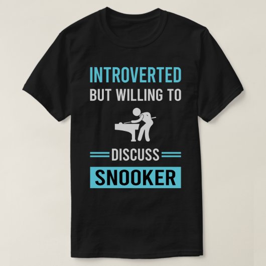 T-shirt Snooker introduit (Design devant)