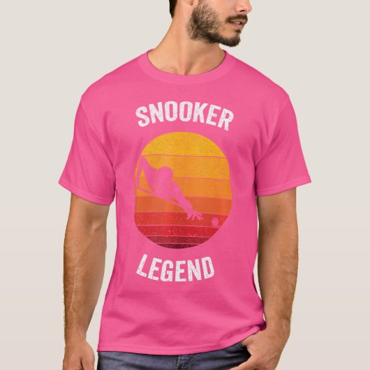 T-shirt Snooker Legend Pool Billard (Devant)