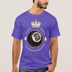 T-shirt Snooker rétro 8 Ball King