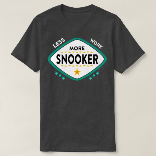 T-shirt Snooker Snooker (Design devant)