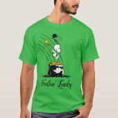 T-shirt Snoopy Jumping dans le pot d'or (Devant)