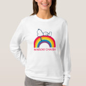 T-shirt Snoopy | Rêver en couleur arc-en-ciel (Devant)