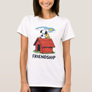 T-shirt Snoopy & Woodstock Besties Red Doghouse