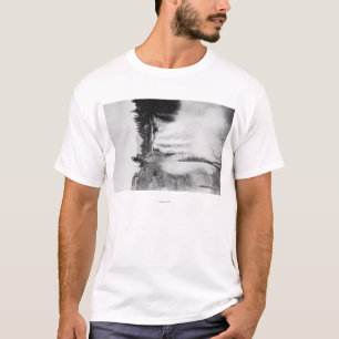 T-shirt Snoqualmie, WA - automnes et photographie de loge