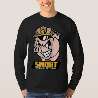 T-shirt Snort Intrusion Detection Pig Cybersecurity Securi