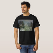 T-shirt Snow at Argenteuil par Claude Monet (Devant entier)