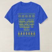 T-shirt Snow Boots and Ice and Nothing is Nice Christmas R (Design devant)