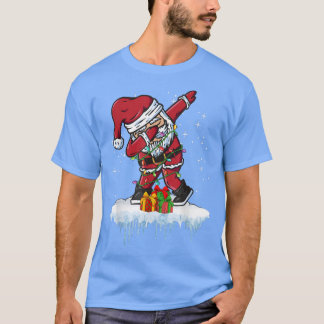 T-shirt Snow Christmas Winter Time Fairy Lights Santa Clau