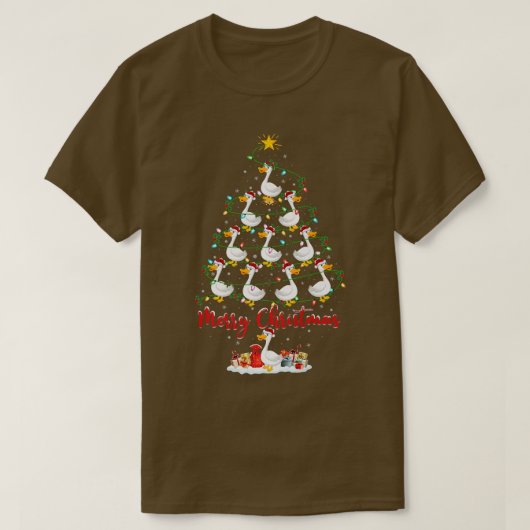 T-shirt Snow Goose Lover Matching Santa Snow Goose Christm (Design devant)