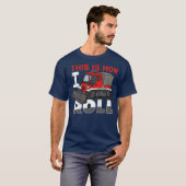 T-shirt Snow Groomer Funny   This Is How I Roll (Devant entier)