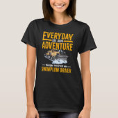 T-shirt Snow Plow Tractor Machine Truck Shovel Driver Snow (Devant)