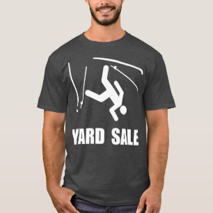 T-shirt Snow Ski Yard Sale Funny