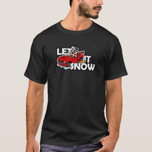 T-shirt Snowan conduisant une voiture de sport Laisser ne