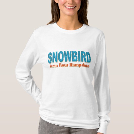 T-shirt Snowbird de New Hampshire (Devant)