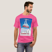 T-shirt Snowbird Ski Resort Baseball Sleeve (Devant entier)
