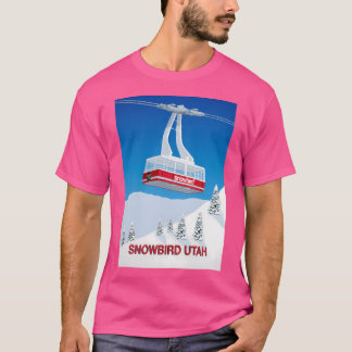 T-shirt Snowbird Ski Resort Baseball Sleeve