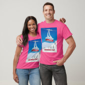 T-shirt Snowbird Ski Resort Baseball Sleeve (Unisexe)