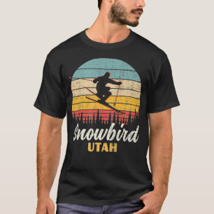 T-shirt Snowbird Ski Utah Montagne Vintage Utah Ski Vac