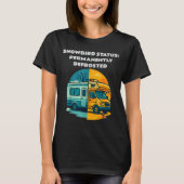 T-shirt Snowbird Status Permanently Defrosted Rv Camng Ret (Devant)