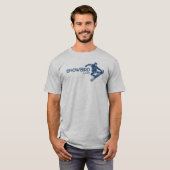 T-shirt Snowbird Utah Snowboardeur (Devant entier)